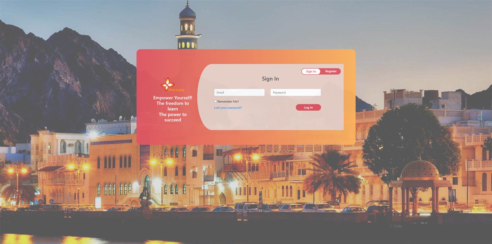 LMS — Student login